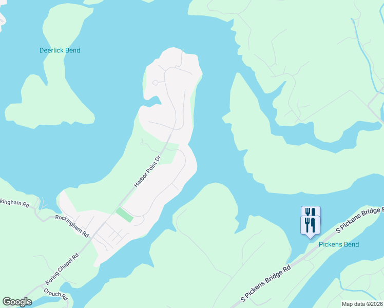 map of restaurants, bars, coffee shops, grocery stores, and more near 145 Lake Harbor Dr in Johnson City