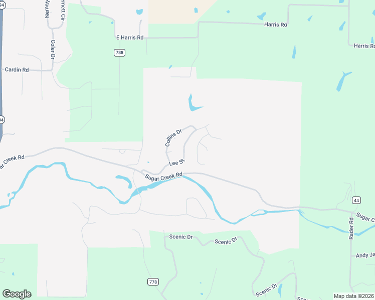 map of restaurants, bars, coffee shops, grocery stores, and more near 1515 Holmes Court in Pea Ridge