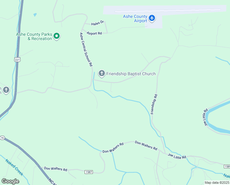 map of restaurants, bars, coffee shops, grocery stores, and more near 940 Friendship Baptist Church Road in Jefferson