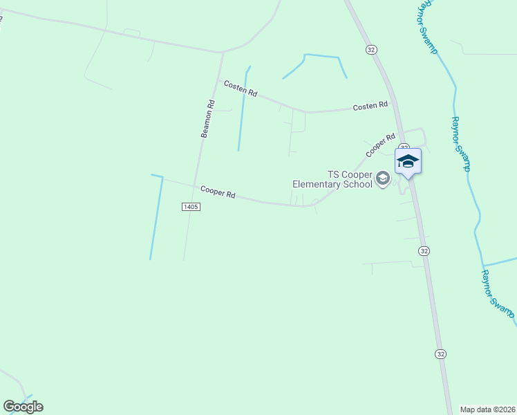 map of restaurants, bars, coffee shops, grocery stores, and more near 111 Cooper Road in Sunbury