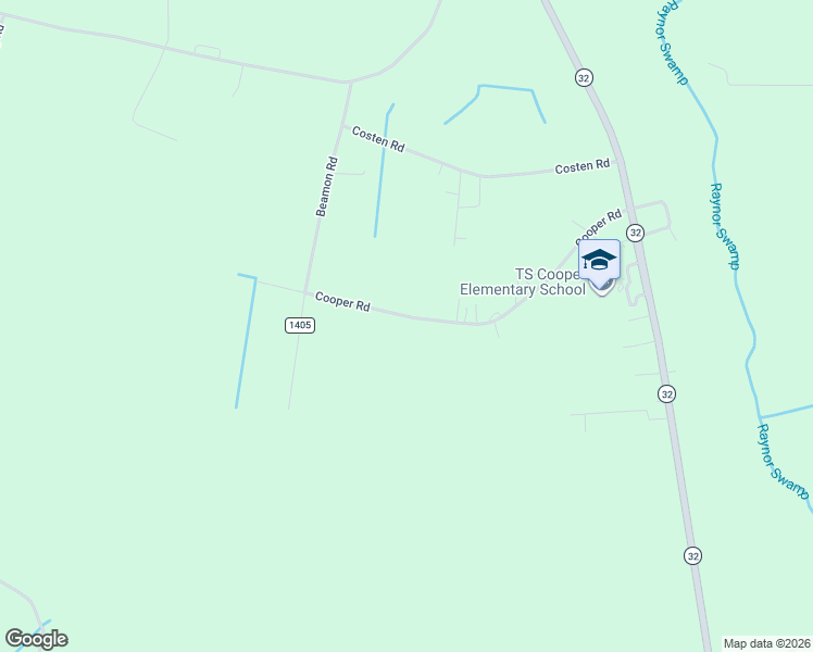 map of restaurants, bars, coffee shops, grocery stores, and more near 111 Cooper Road in Sunbury
