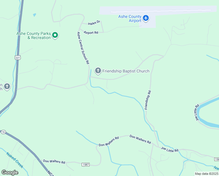 map of restaurants, bars, coffee shops, grocery stores, and more near 940 Friendship Baptist Church Road in Jefferson