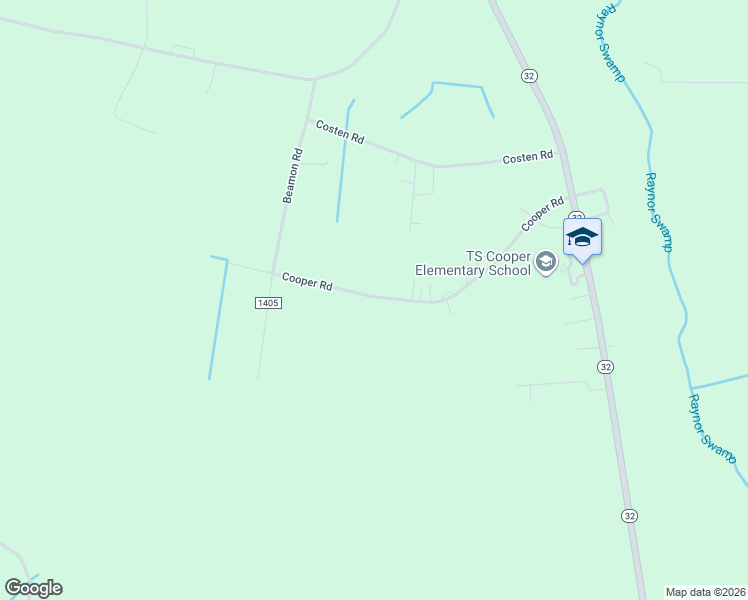 map of restaurants, bars, coffee shops, grocery stores, and more near 111 Cooper Road in Sunbury