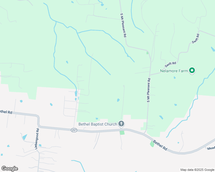 map of restaurants, bars, coffee shops, grocery stores, and more near 2202 Howell Road in Greenbrier