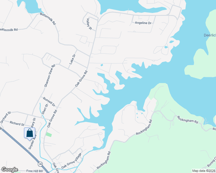 map of restaurants, bars, coffee shops, grocery stores, and more near 144 King Drive in Gray