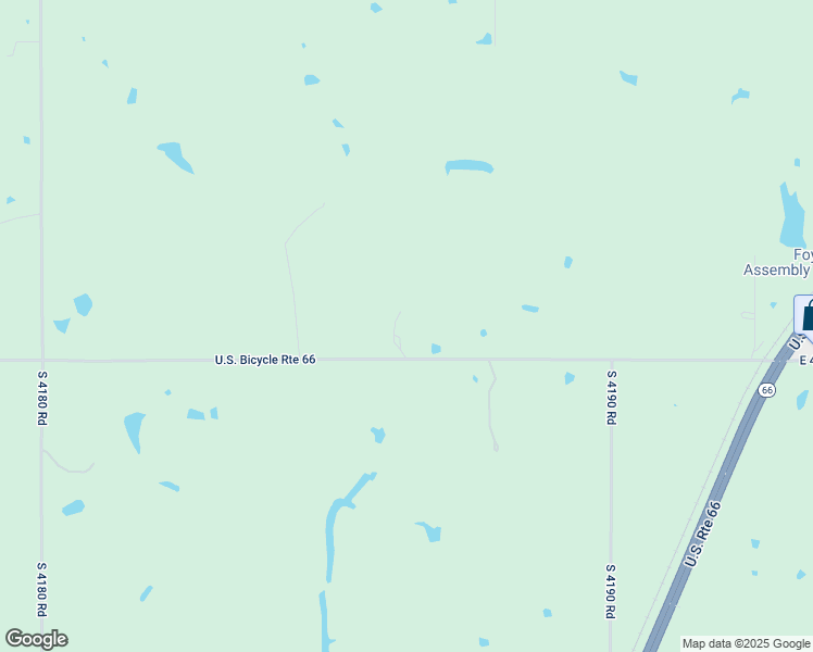 map of restaurants, bars, coffee shops, grocery stores, and more near 15703 East 410 Road in Claremore