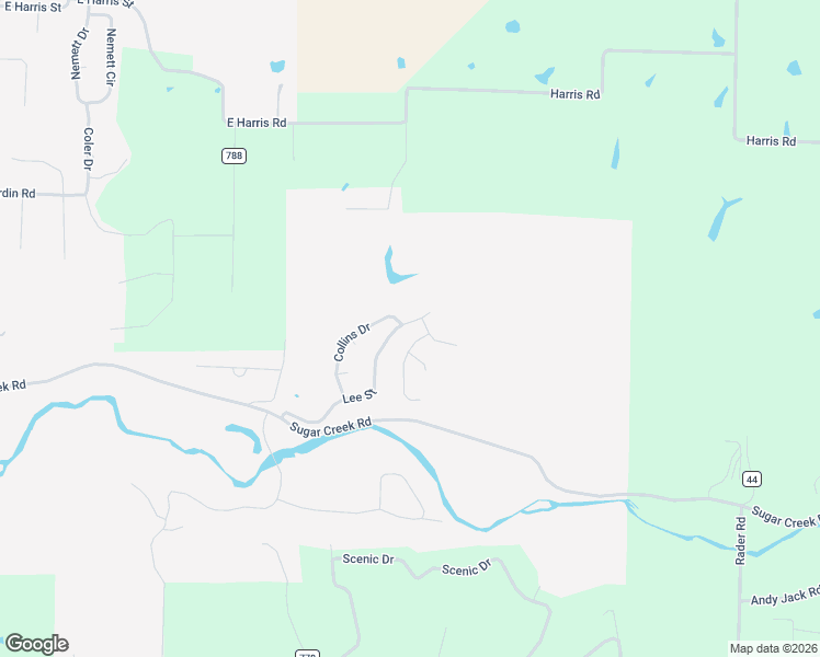 map of restaurants, bars, coffee shops, grocery stores, and more near 1460 Lee Street in Pea Ridge