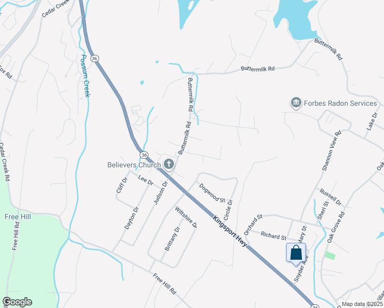 map of restaurants, bars, coffee shops, grocery stores, and more near 3 Jax Drive in Johnson City