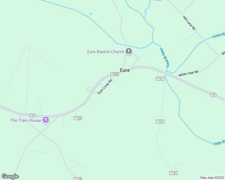 map of restaurants, bars, coffee shops, grocery stores, and more near 15 Eure Loop Road in Eure