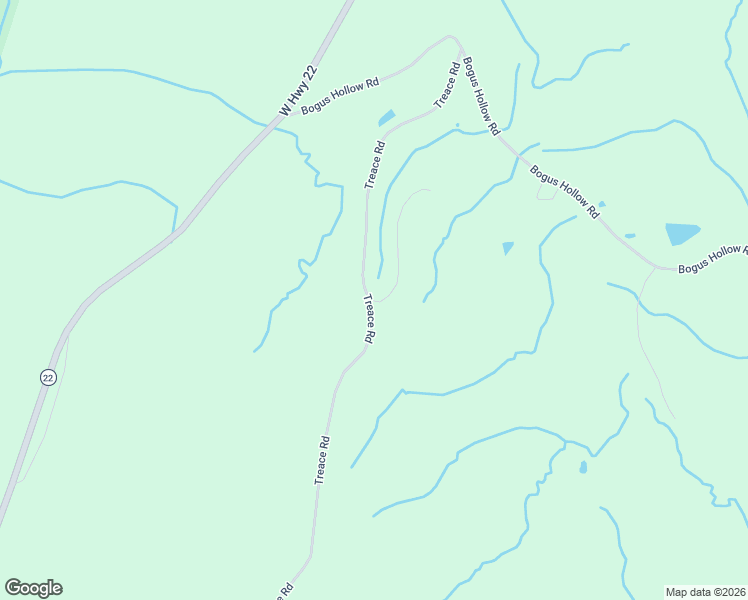 map of restaurants, bars, coffee shops, grocery stores, and more near 3222 Treece Road in Hornbeak