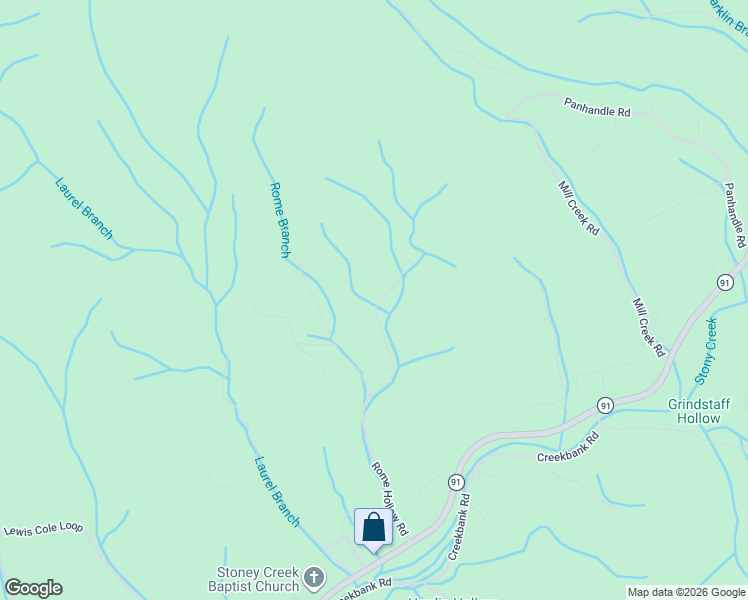 map of restaurants, bars, coffee shops, grocery stores, and more near 205 Rome Hollow Road in Elizabethton