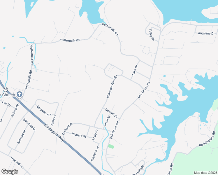 map of restaurants, bars, coffee shops, grocery stores, and more near 202 Shannon View Road in Gray