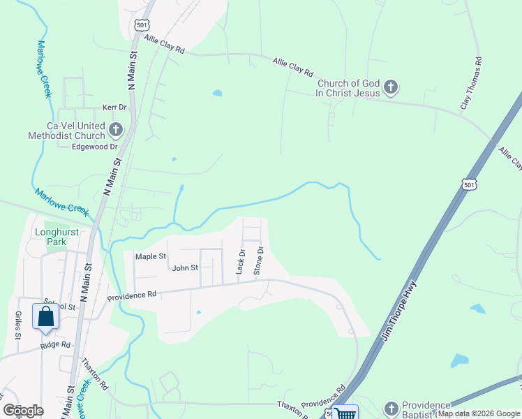 map of restaurants, bars, coffee shops, grocery stores, and more near 350 Woodhurst Lane in Roxboro
