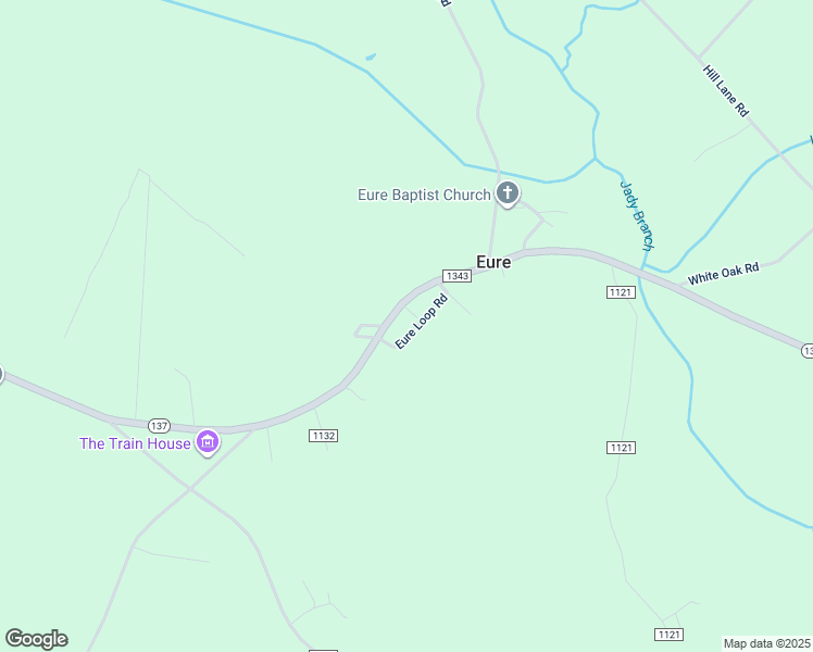 map of restaurants, bars, coffee shops, grocery stores, and more near 25 Eure Loop Road in Eure
