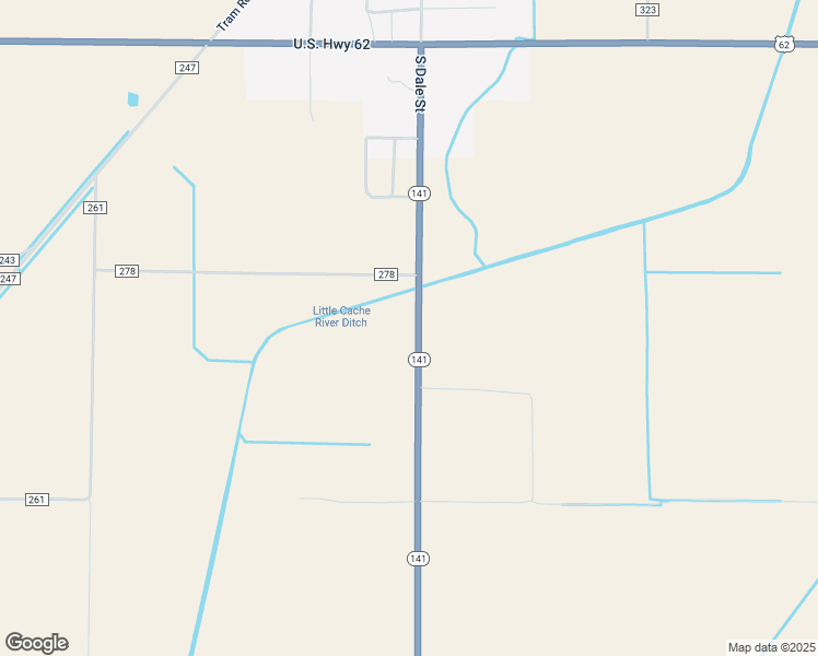 map of restaurants, bars, coffee shops, grocery stores, and more near 5275 Arkansas 141 in Corning