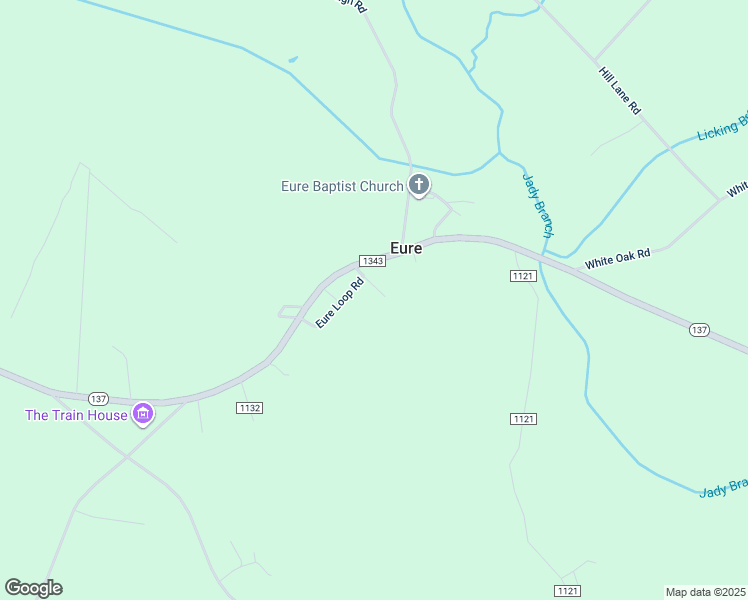 map of restaurants, bars, coffee shops, grocery stores, and more near 15 Eure Loop Road in Eure