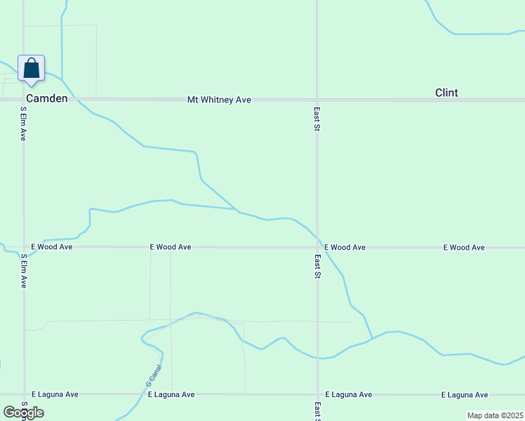map of restaurants, bars, coffee shops, grocery stores, and more near 820 East Wood Avenue in Laton