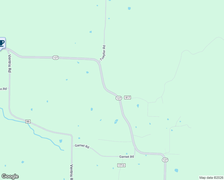 map of restaurants, bars, coffee shops, grocery stores, and more near 19872 Arkansas 127 in Garfield