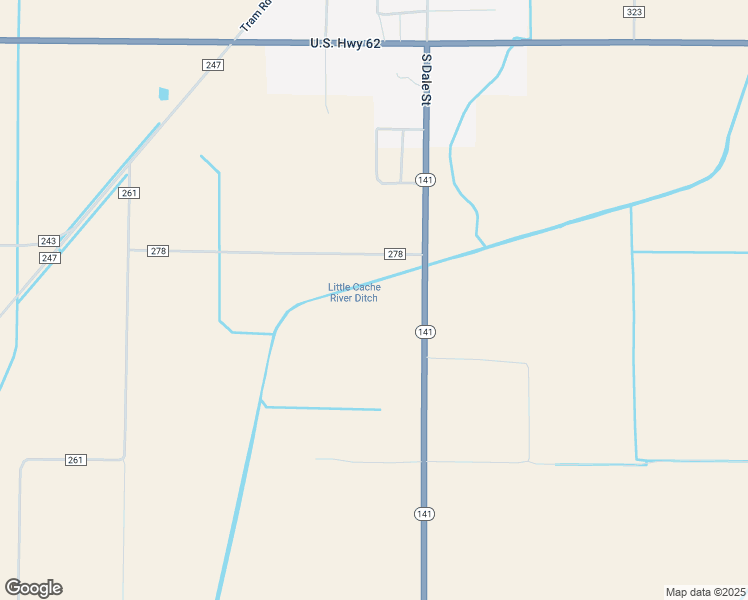 map of restaurants, bars, coffee shops, grocery stores, and more near 5275 State Highway 141 in Corning