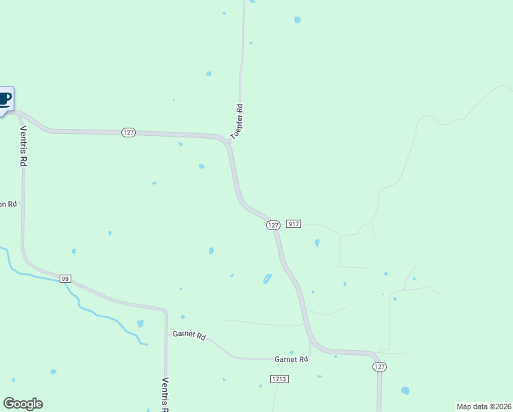 map of restaurants, bars, coffee shops, grocery stores, and more near 19872 Arkansas 127 in Garfield