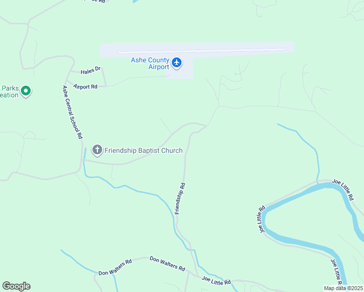 map of restaurants, bars, coffee shops, grocery stores, and more near 777 Friendship Road in Jefferson