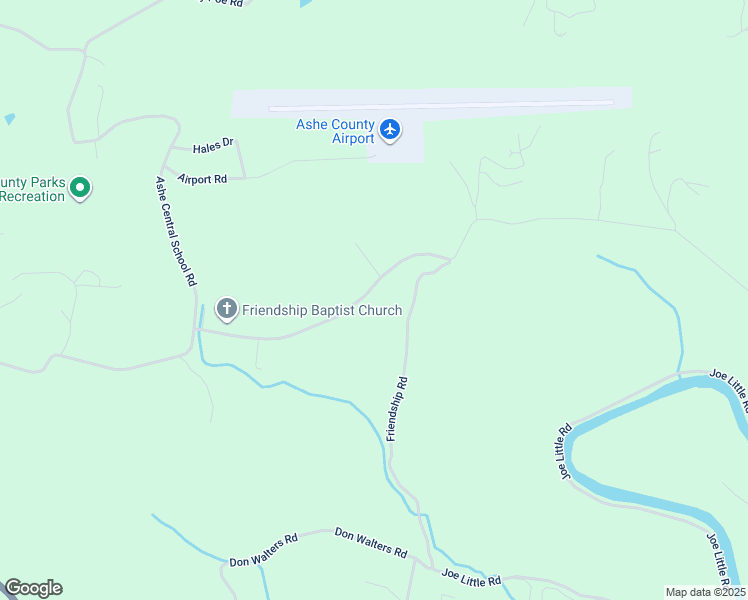 map of restaurants, bars, coffee shops, grocery stores, and more near 1226 Friendship Baptist Church Road in Jefferson