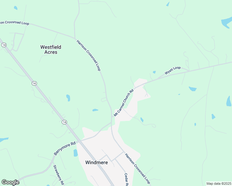 map of restaurants, bars, coffee shops, grocery stores, and more near 1481 Harrison Crossroad Loop in Reidsville