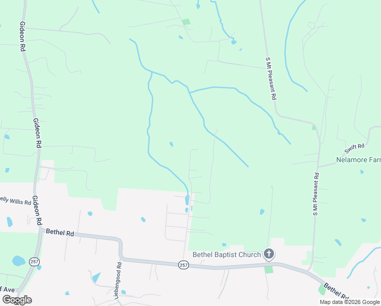 map of restaurants, bars, coffee shops, grocery stores, and more near 2318 South Williams Road in Greenbrier