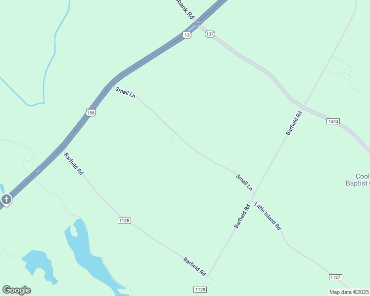 map of restaurants, bars, coffee shops, grocery stores, and more near Small Lane in Gates County