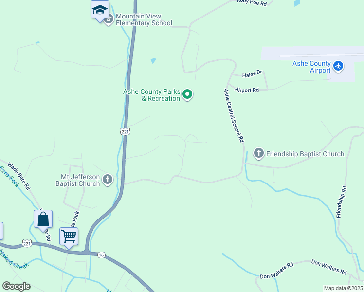 map of restaurants, bars, coffee shops, grocery stores, and more near 181 Witherspoon Heights in Jefferson