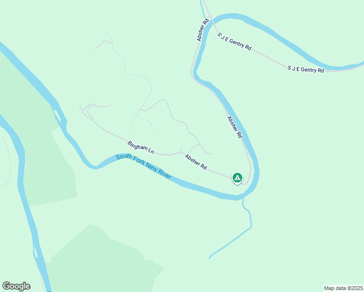 map of restaurants, bars, coffee shops, grocery stores, and more near 1598 Absher Road in Laurel Springs