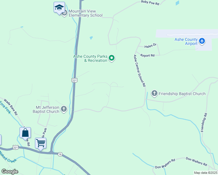 map of restaurants, bars, coffee shops, grocery stores, and more near 181 Witherspoon Heights in Jefferson
