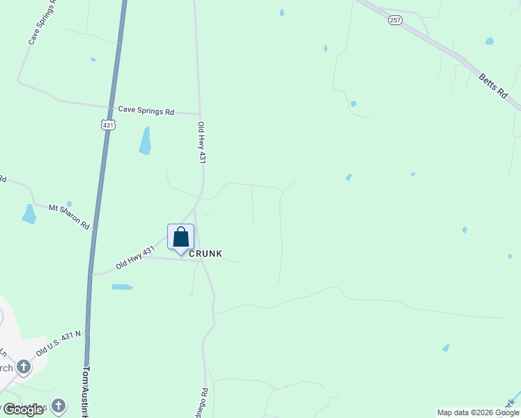 map of restaurants, bars, coffee shops, grocery stores, and more near 1024 Chickasaw Trail in Greenbrier