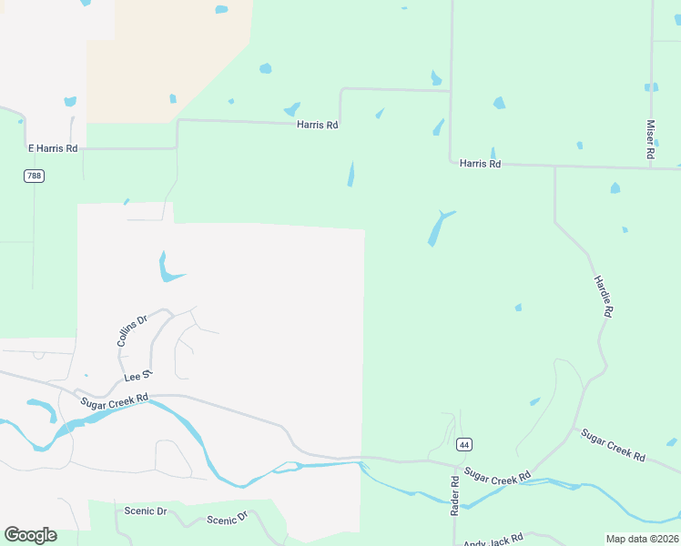 map of restaurants, bars, coffee shops, grocery stores, and more near 12824 Sugar Creek Road in Pea Ridge