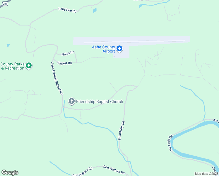 map of restaurants, bars, coffee shops, grocery stores, and more near 1259 Friendship Baptist Church Road in Jefferson