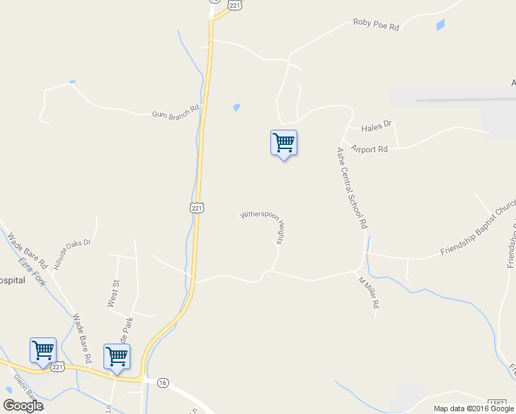 map of restaurants, bars, coffee shops, grocery stores, and more near 266 Witherspoon Heights in Jefferson