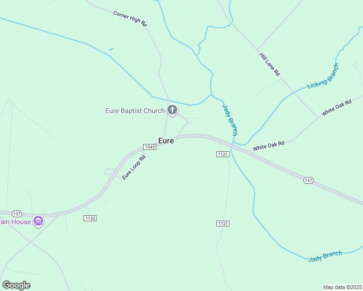 map of restaurants, bars, coffee shops, grocery stores, and more near 1190 North Carolina 137 in Eure