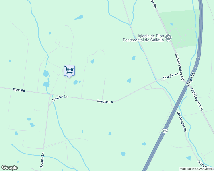 map of restaurants, bars, coffee shops, grocery stores, and more near 330 Douglas Lane in Gallatin