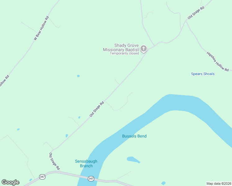 map of restaurants, bars, coffee shops, grocery stores, and more near 1005 Old Stage Road in Rogersville