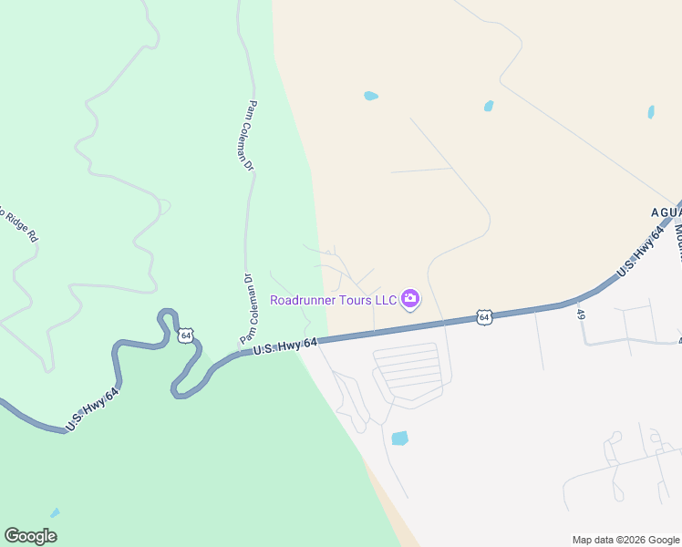 map of restaurants, bars, coffee shops, grocery stores, and more near Pine Cone Road in Angel Fire