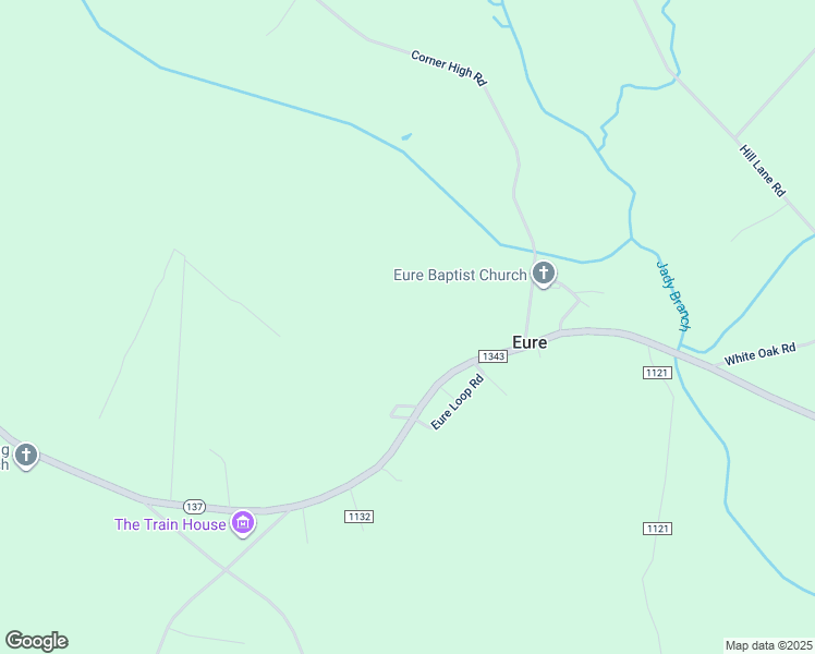 map of restaurants, bars, coffee shops, grocery stores, and more near 1227 North Carolina 137 in Eure