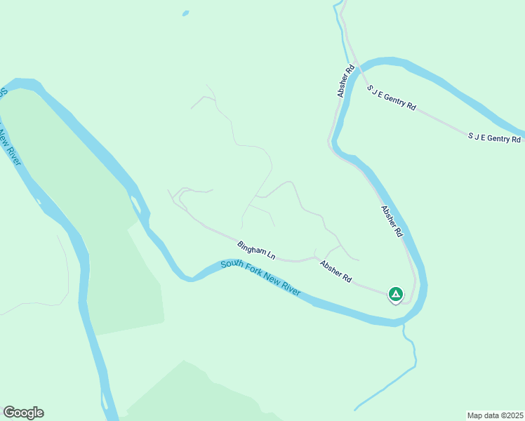map of restaurants, bars, coffee shops, grocery stores, and more near Huntsman Court in Ashe County