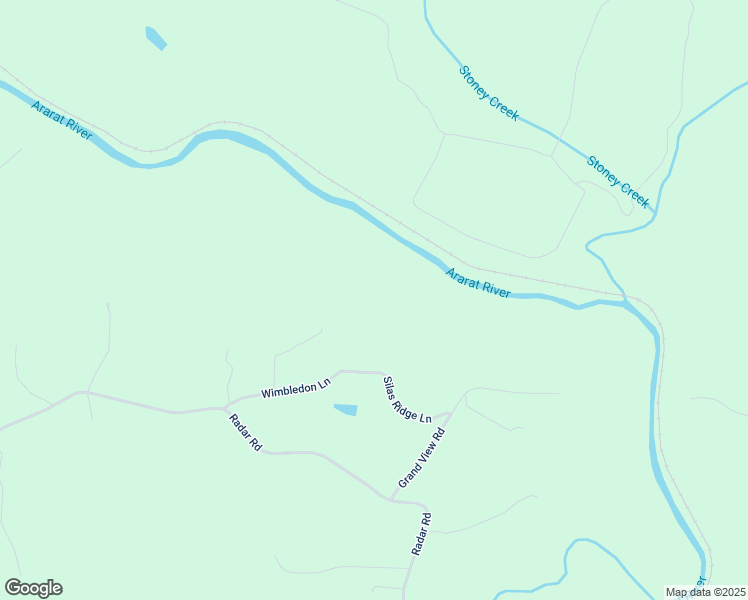map of restaurants, bars, coffee shops, grocery stores, and more near 232 Silas Ridge Lane in Ararat