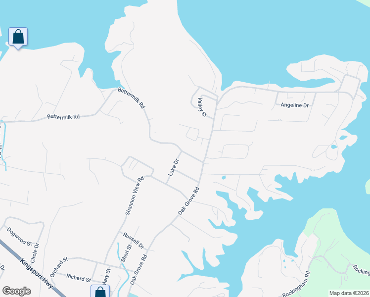 map of restaurants, bars, coffee shops, grocery stores, and more near 125 Salem Drive in Gray