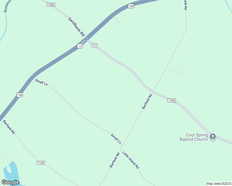 map of restaurants, bars, coffee shops, grocery stores, and more near 1646 North Carolina 137 in Eure