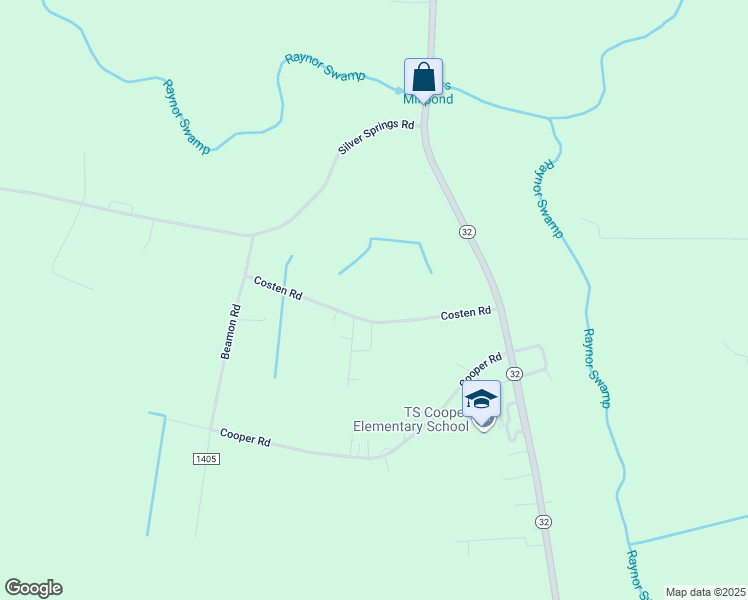 map of restaurants, bars, coffee shops, grocery stores, and more near 57-059 Costen Road in Sunbury