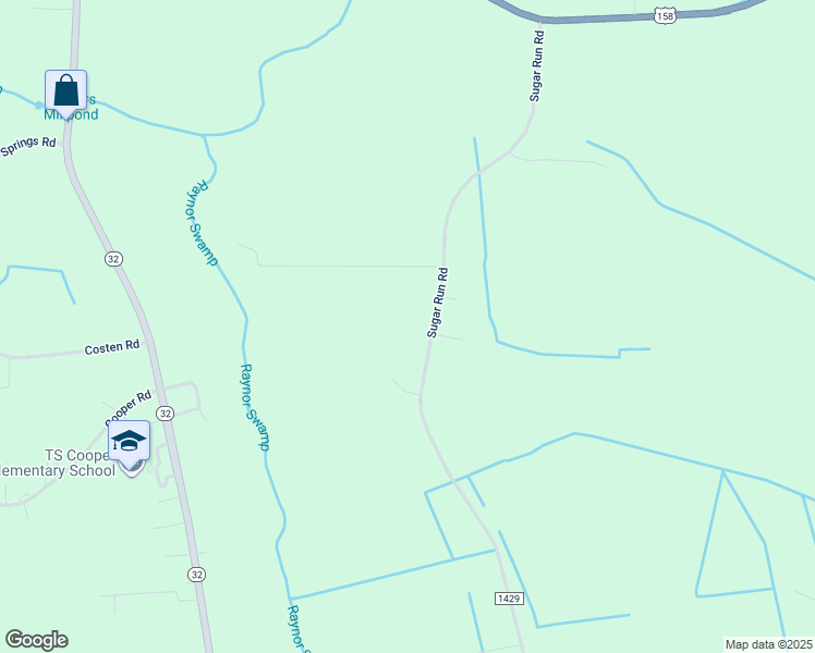 map of restaurants, bars, coffee shops, grocery stores, and more near 149 Sugar Run Road in Sunbury