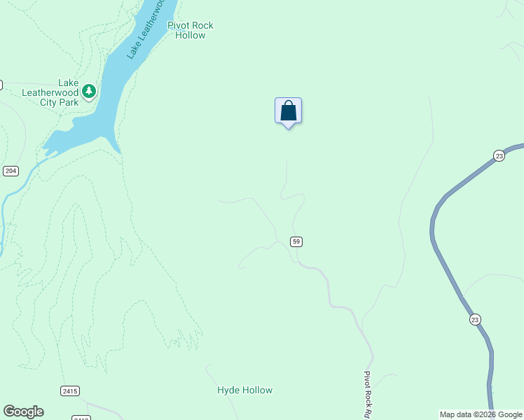 map of restaurants, bars, coffee shops, grocery stores, and more near 400 Vista View Road in Eureka Springs