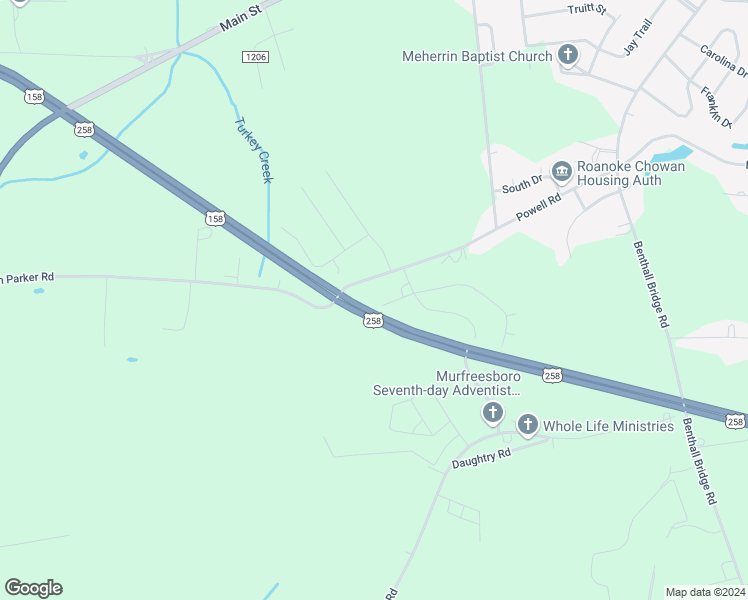 map of restaurants, bars, coffee shops, grocery stores, and more near 108 Fairview Drive in Murfreesboro