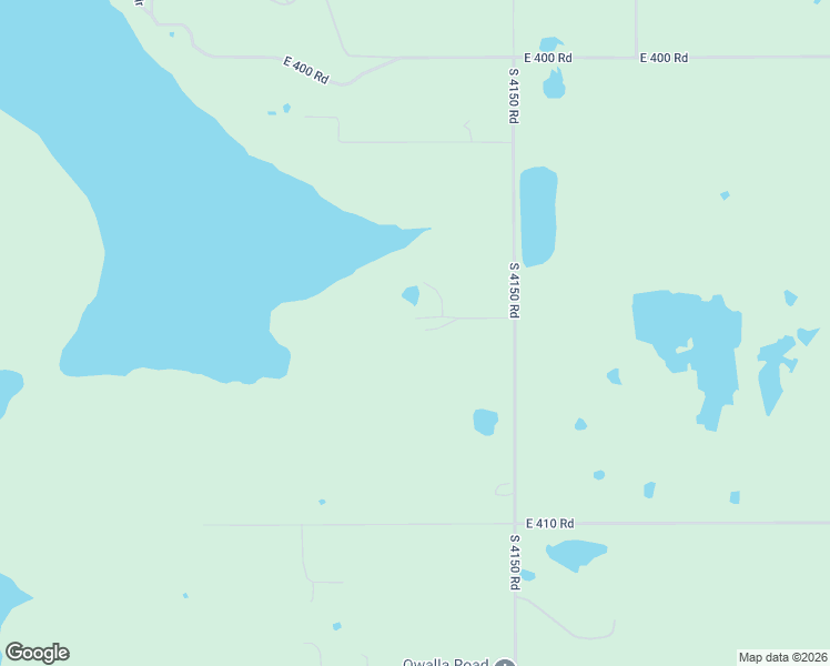 map of restaurants, bars, coffee shops, grocery stores, and more near 11876 East 405 Road in Claremore